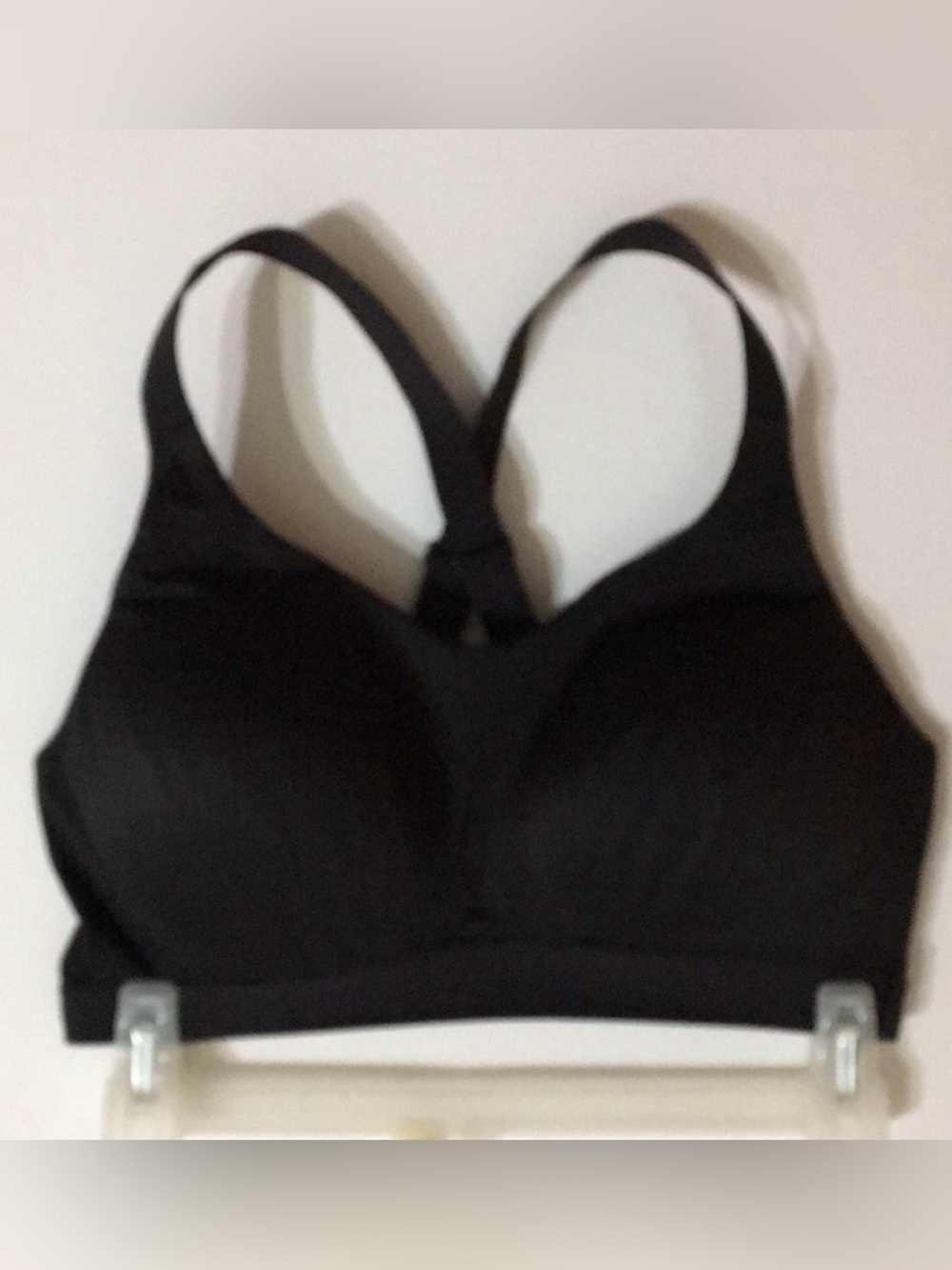 NWOT Victoria's Secret Black Racerback Sports Bra 36C